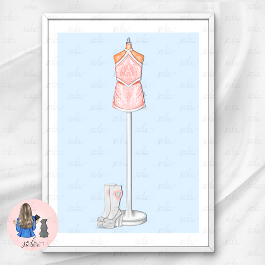 Sweet Pop Princess Pink A Shot Of Shimmer Art Print